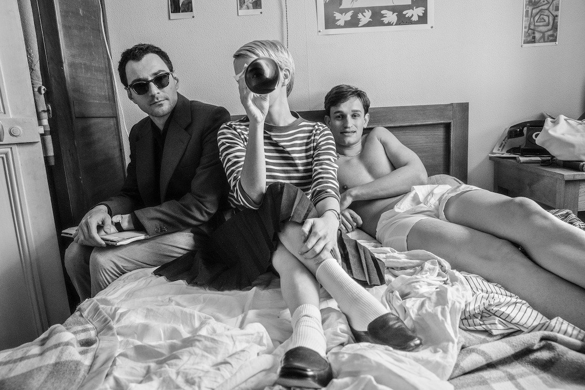 Guillaume Marbeck, Zoey Deutch and Aubry Dullin