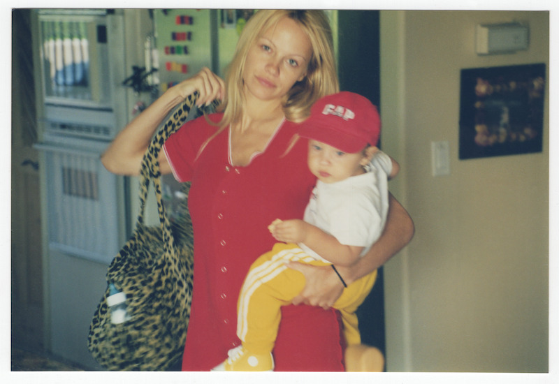 Pamela coordinating with her son.