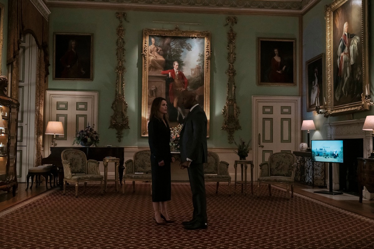 Keri Russell as Kate Wyler and David Gyasi as Austin Dennison in ‘The Diplomat’ Season 2, Episode 5.