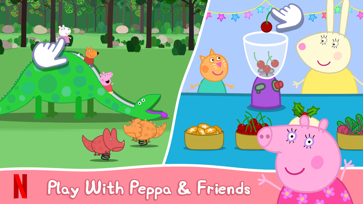 Drawings of Peppa Pig and Friends