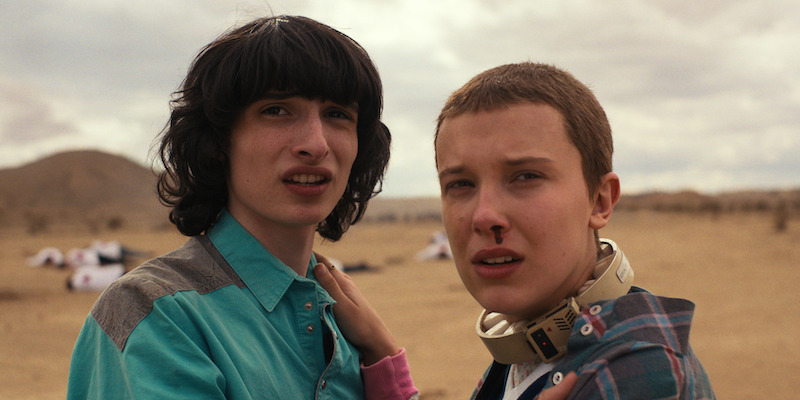 From left: Brown as Eleven and Wolfhard as Mike in Stranger Things Season 4, Volume 2. - See Over 100 Photos From ‘Stranger Things’ Season 4 Volume 2