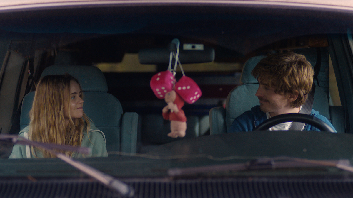 Megan Stott and Austin Abrams in ‘Penelope’.