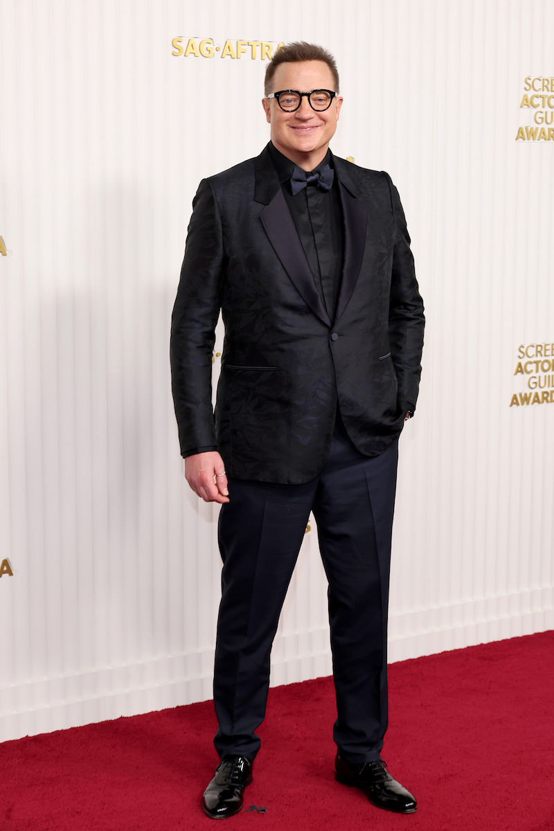 Brendan Fraser at the 2023 Screen Actors Guild Awards in Los Angeles.