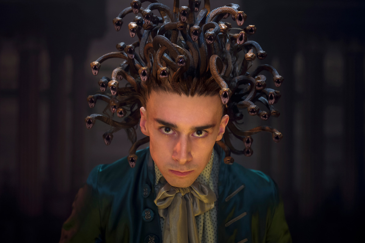 Georgie Farmer as Ajax Petropolus in ‘Wednesday’ Season 2.