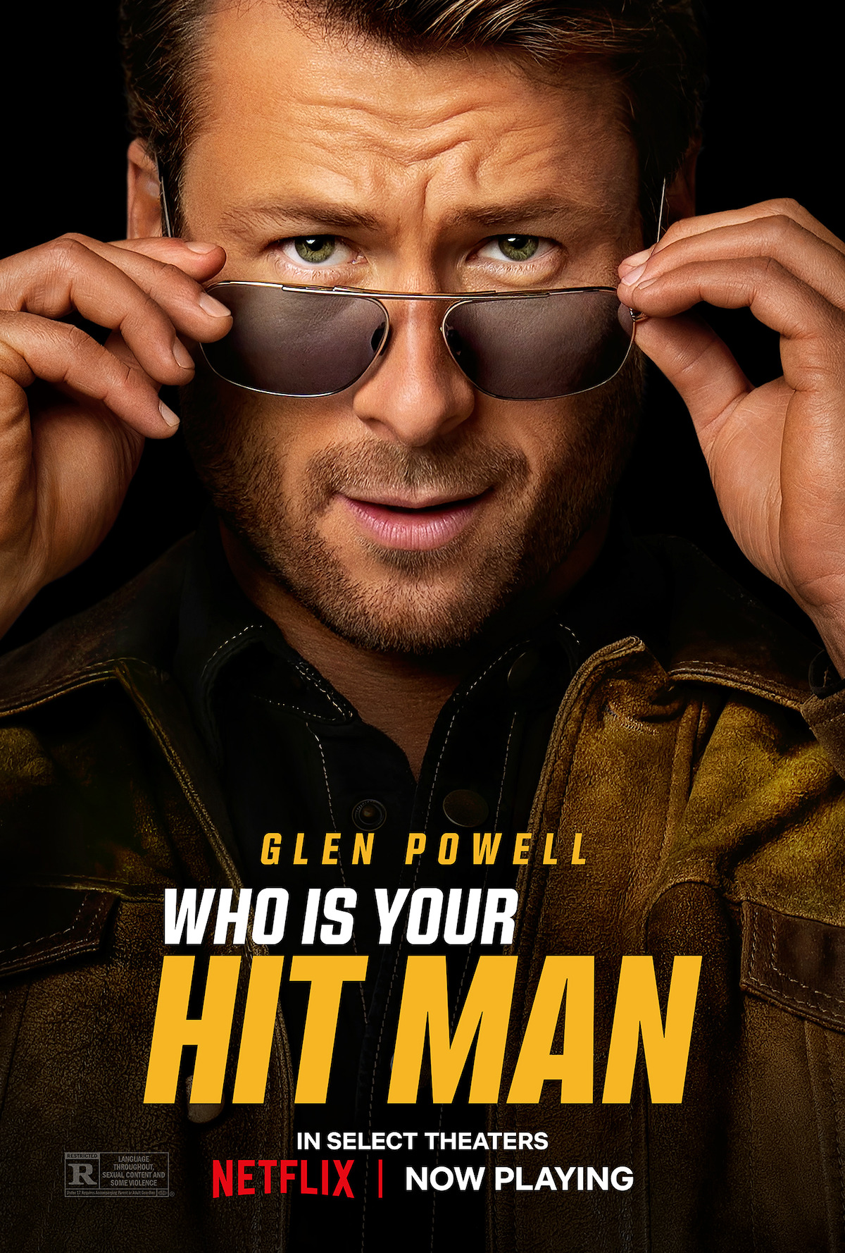 Glen Powell as Ron in 'Hit Man'