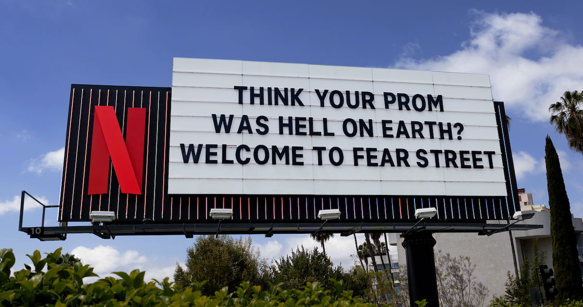 Fear Street Prom Queen Sunset Blvd Marquee: ‘Think your prom was hell on earth? Welcome to Fear Street’