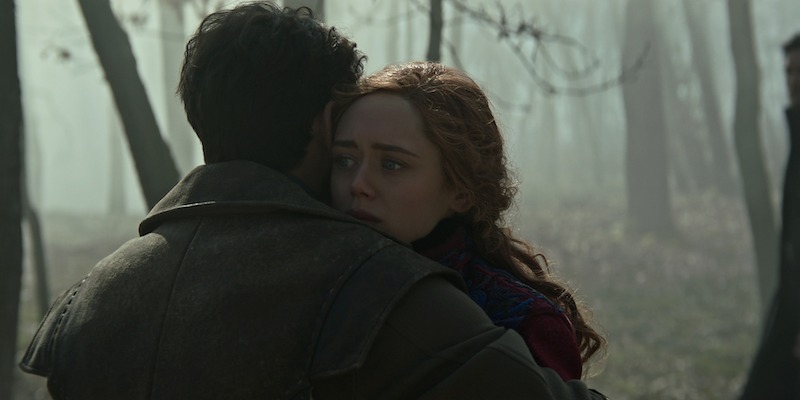 Luke Pasqualino as David Kostyk and Daisy Head as Genya Safin in Season 2 of Shadow and Bone.