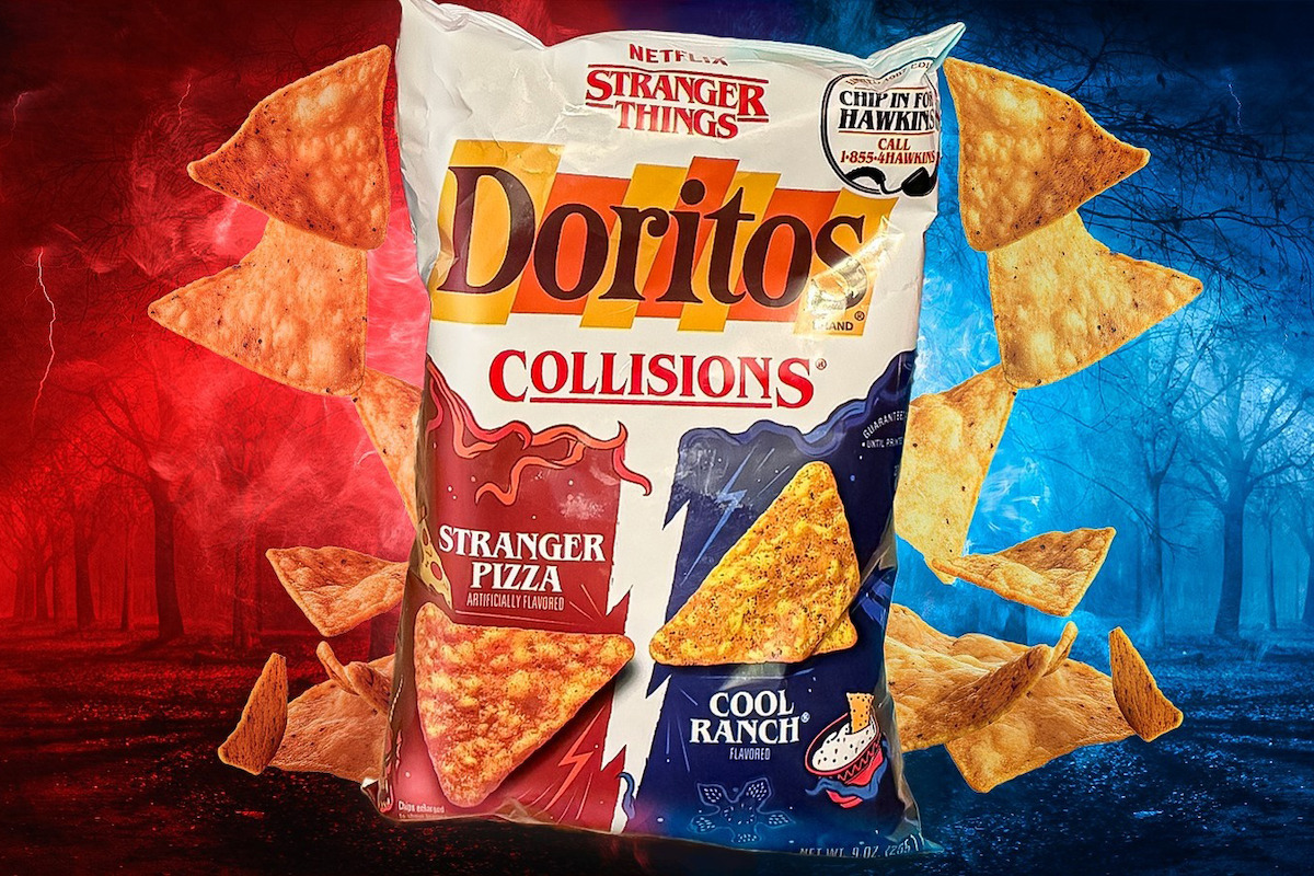 Doritos Collisions Stranger Pizza x Cool Ranch chips