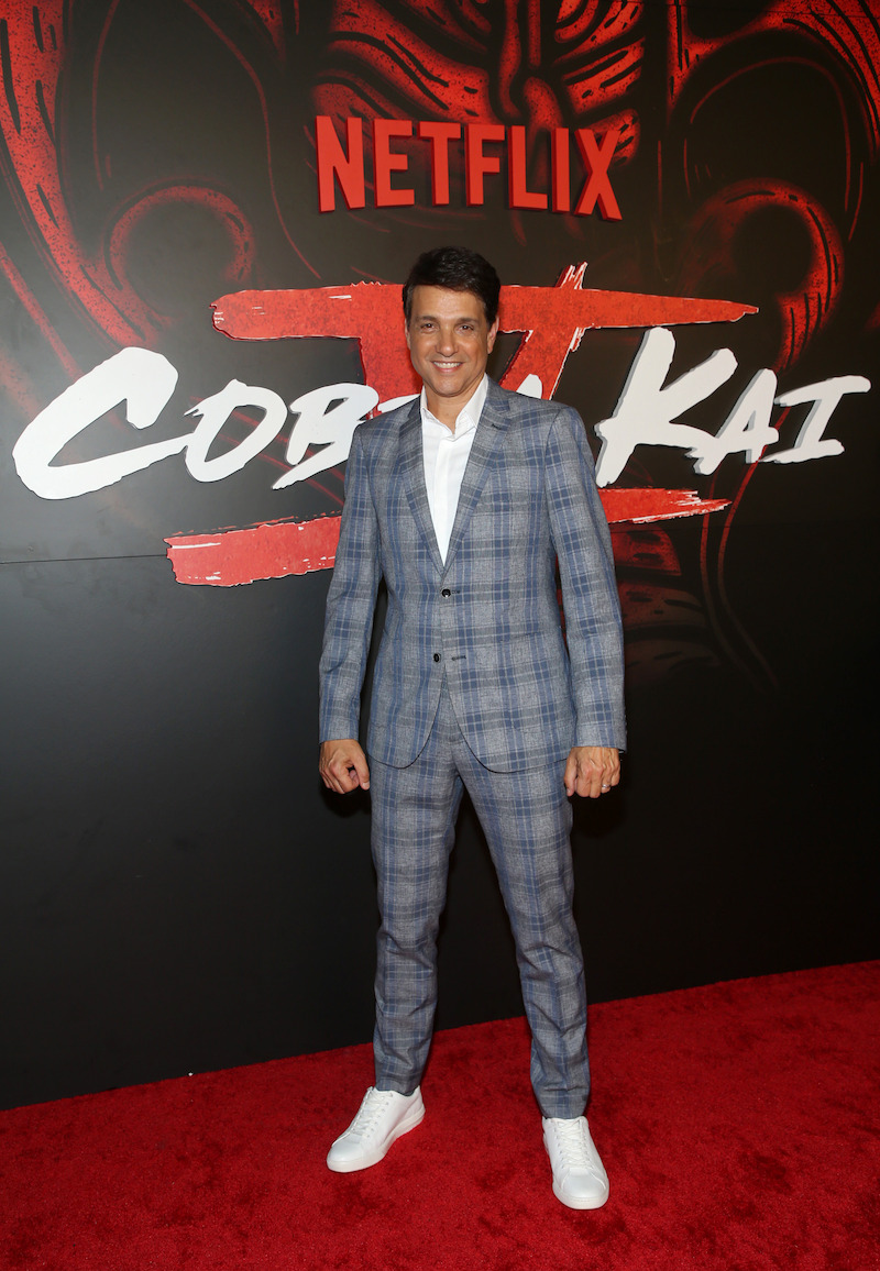 Macchio is bringing plaid back, baby.