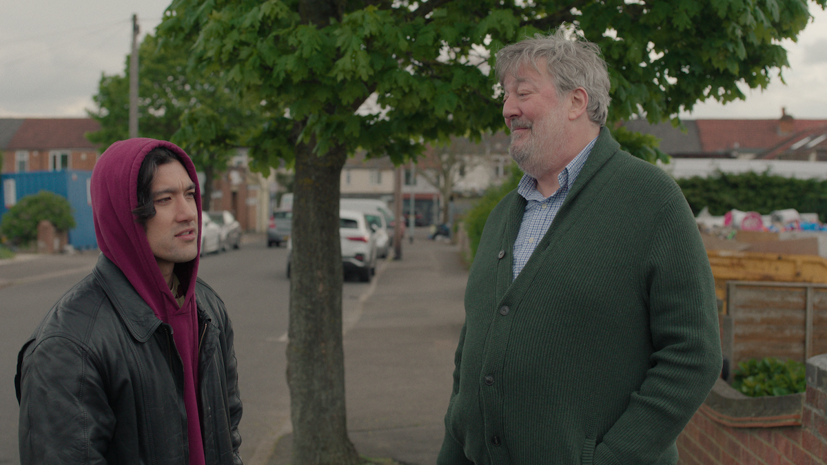 Will Sharpe as Felix and Stephen Fry as Simon in ‘Too Much’