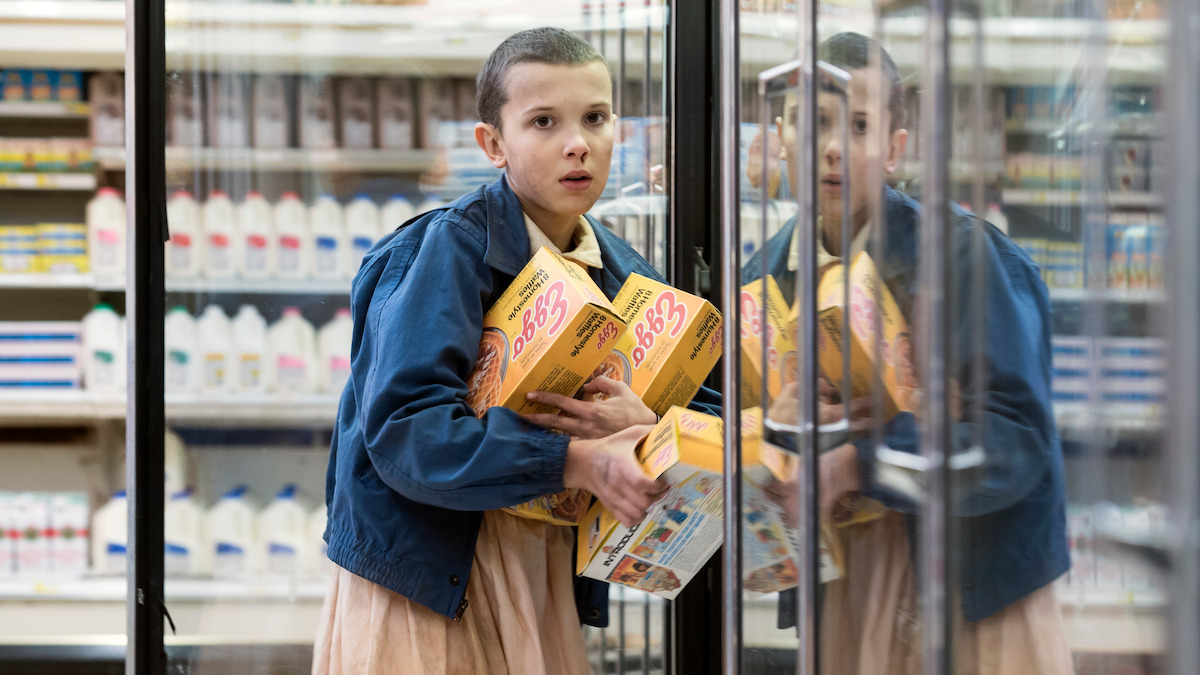 Millie Bobby Brown as Eleven in ‘Stranger Things’ Season 1.