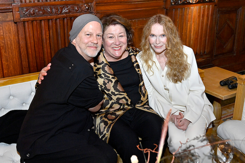 Murphy with two screen legends: Martindale and Farrow. - ‘The Watcher’ Red Carpet Photos