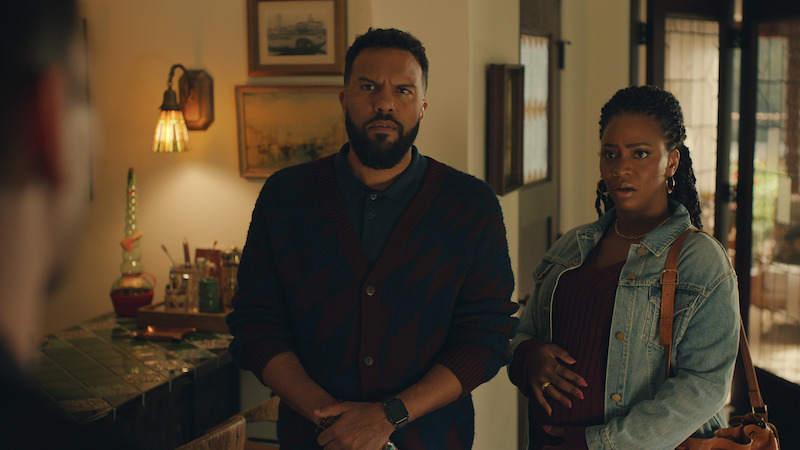 O-T Fagbenle as Dennis and Teyonah Parris as Carla in Season 1 of ‘No Good Deed’