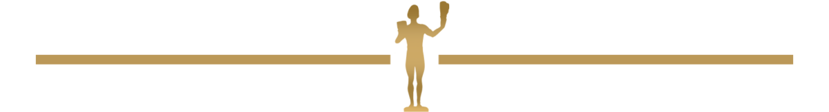 SAG statue with divider line