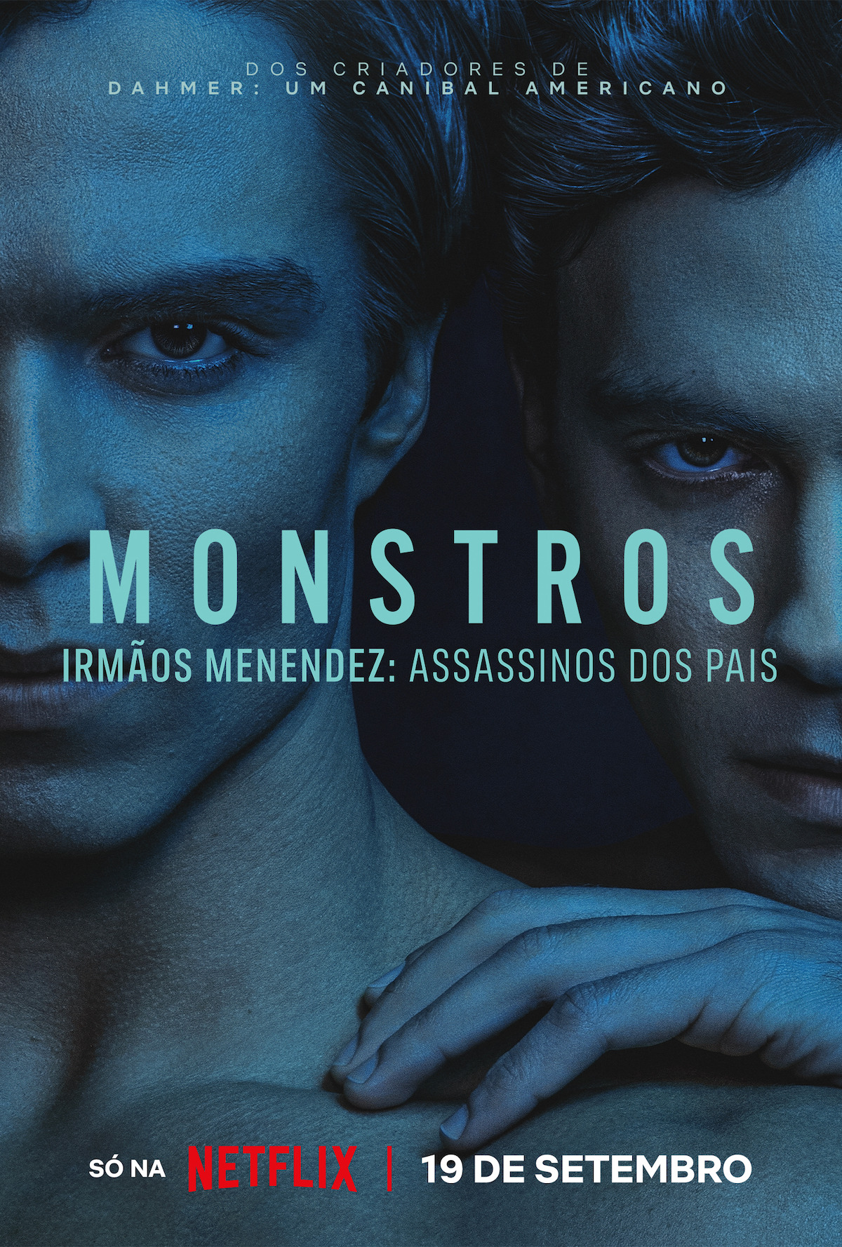 Arte principal de ‘Monstros: Irmãos Menendez: Assassinos dos Pais’.