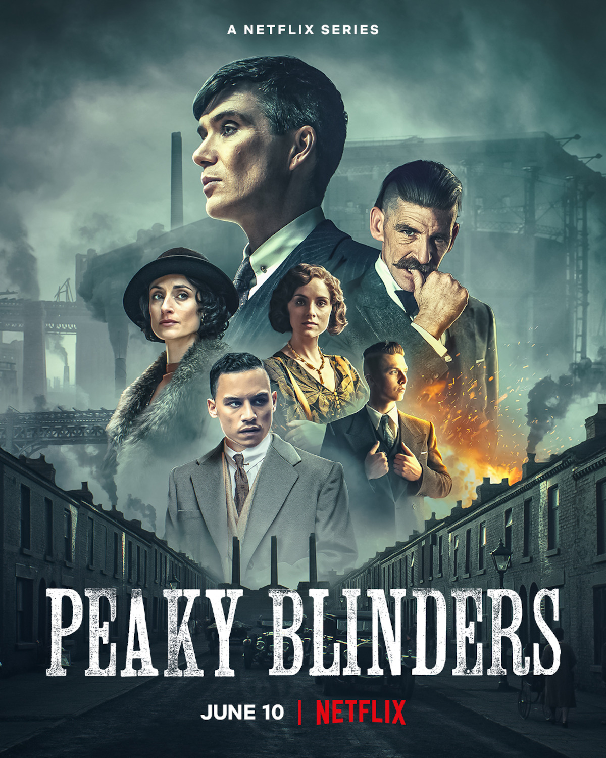 Peaky Blinders Crime Drama TV Series Vintage Thomas Shelby Wall Decor  Poster