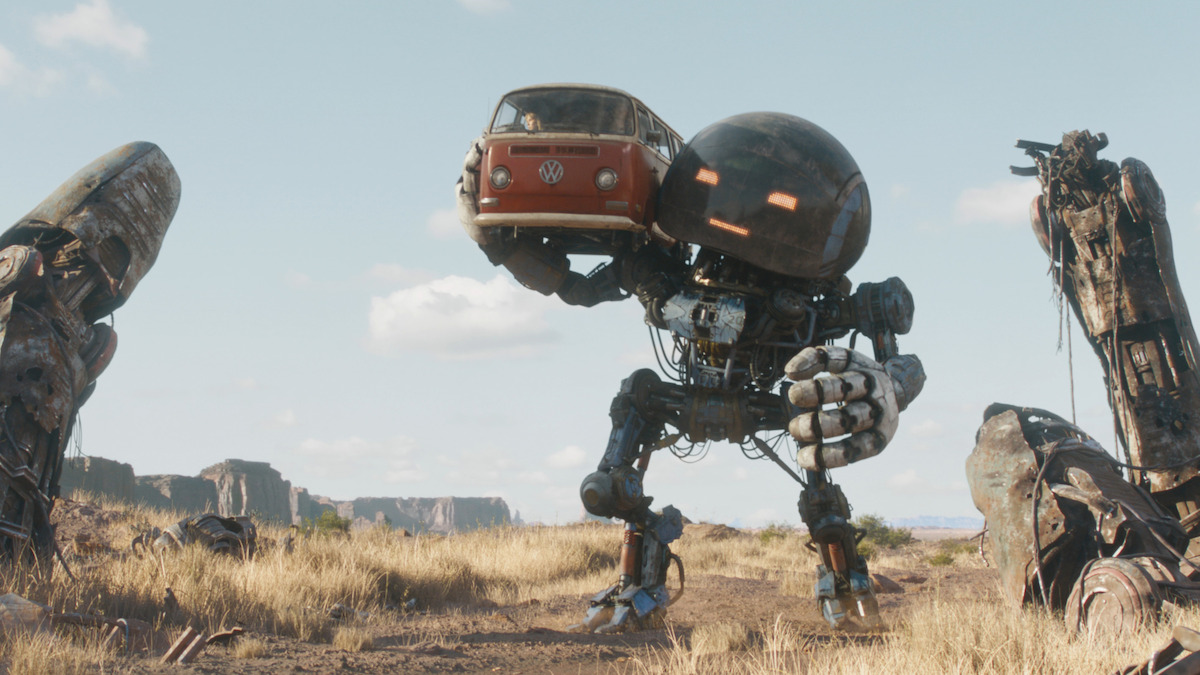 Anthony Mackie as Herman in ‘The Electric State’