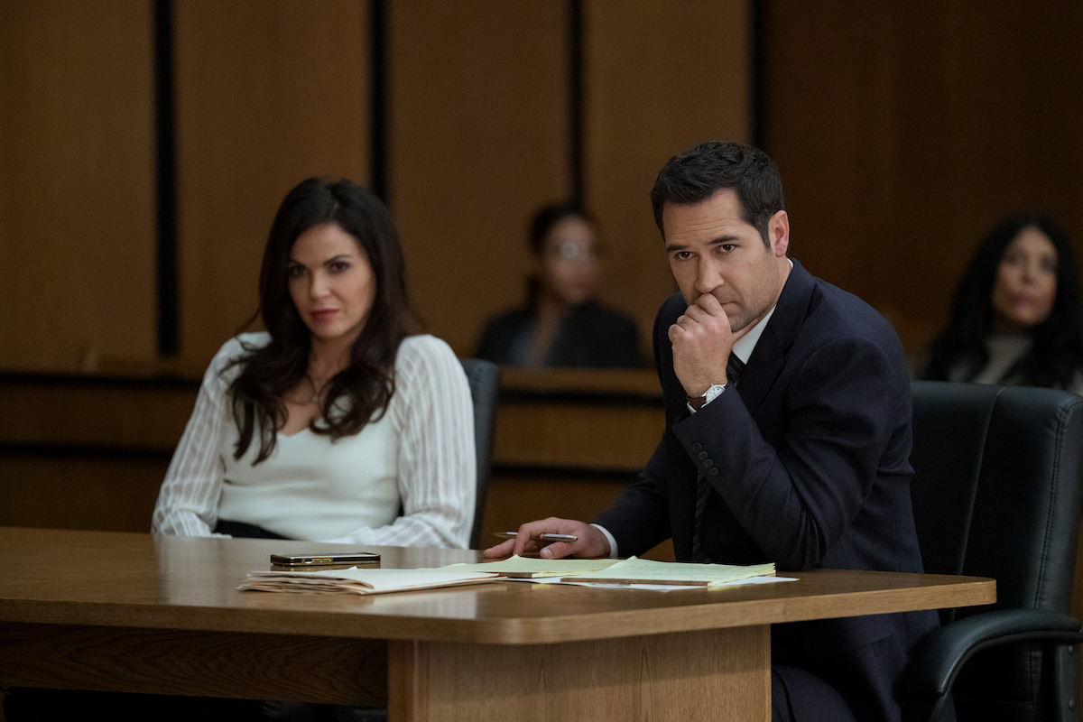 Lana Parilla as Lisa Trammell and Manuel Garcia-Rulfo as Mickey Haller in ‘The Lincoln Lawyer’ Season 2