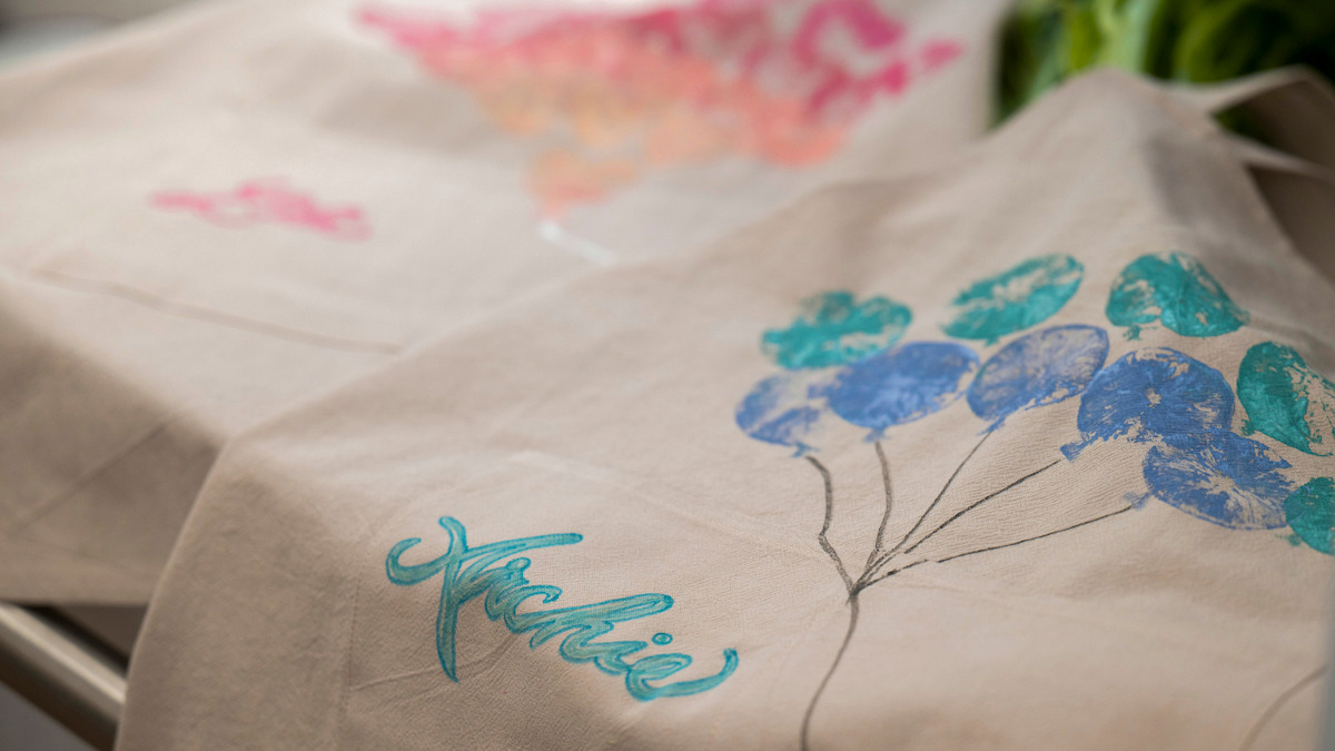 Custom Painted Apron