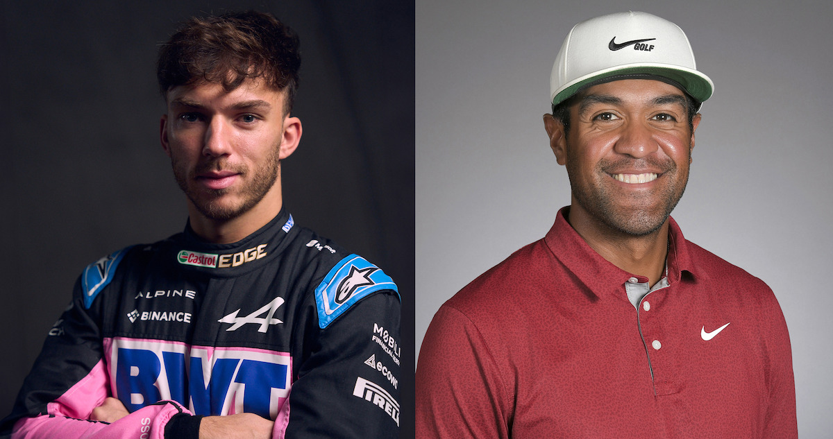 Pierre Gasly (BWT Alpine F1 Team) and Tony Finau team up in ‘The Netflix Cup.’ 