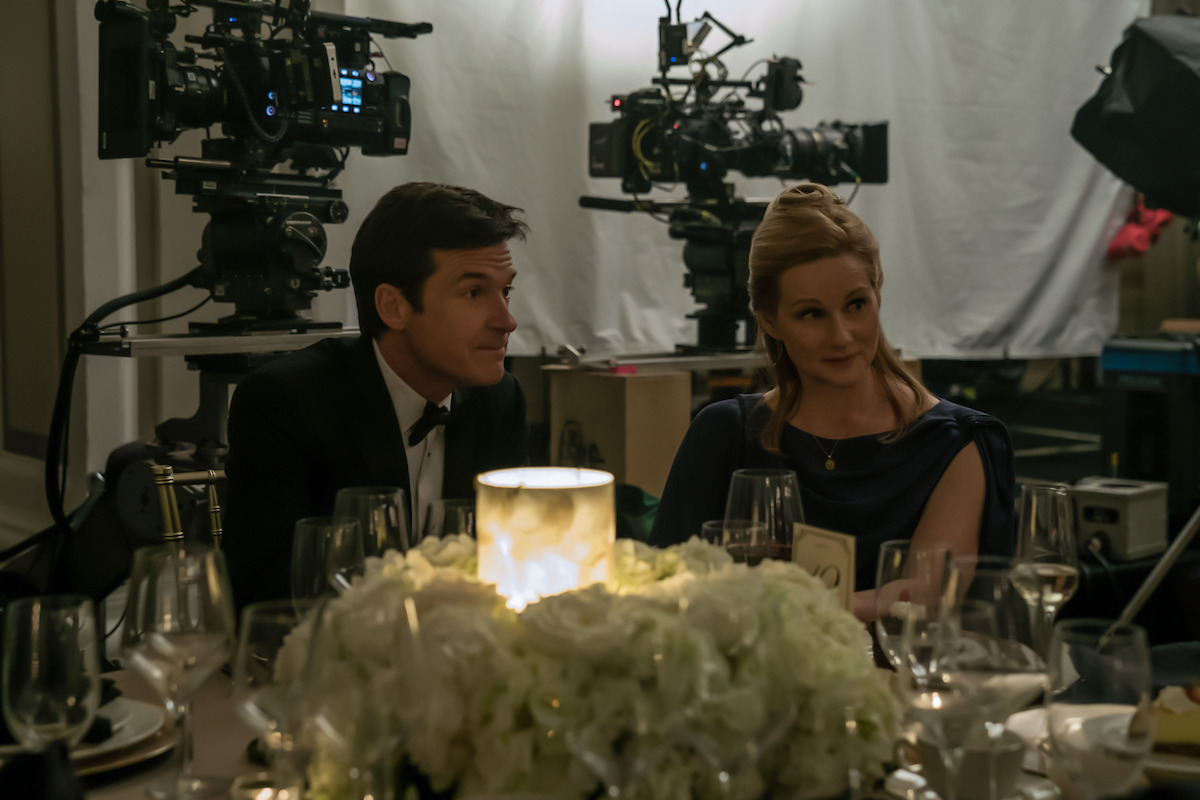 Marty and Wendy Byrde dressed up at dinner