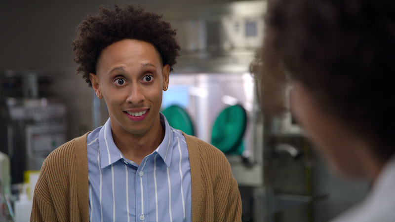 Aaron Branch in Season 1 of Unstable. 