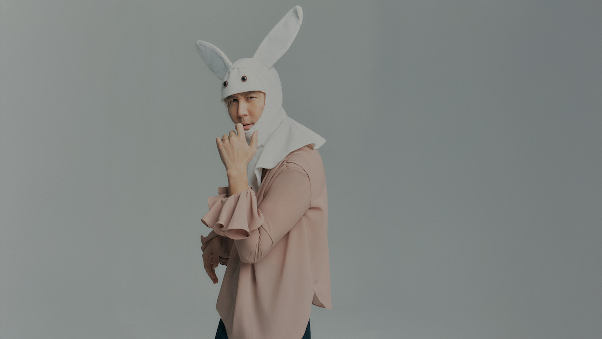 Lee Jung-jae of ‘Squid Game’ wearing a rabbit hood