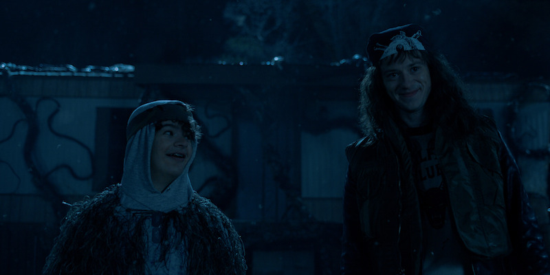 From left: Matarazzo as Dustin and Quinn as Eddie in Stranger Things Season 4, Volume 2. - See Over 100 Photos From ‘Stranger Things’ Season 4 Volume 2