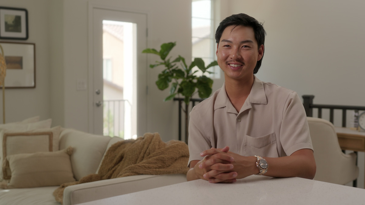 Min Woo Lee sits for an interview.
