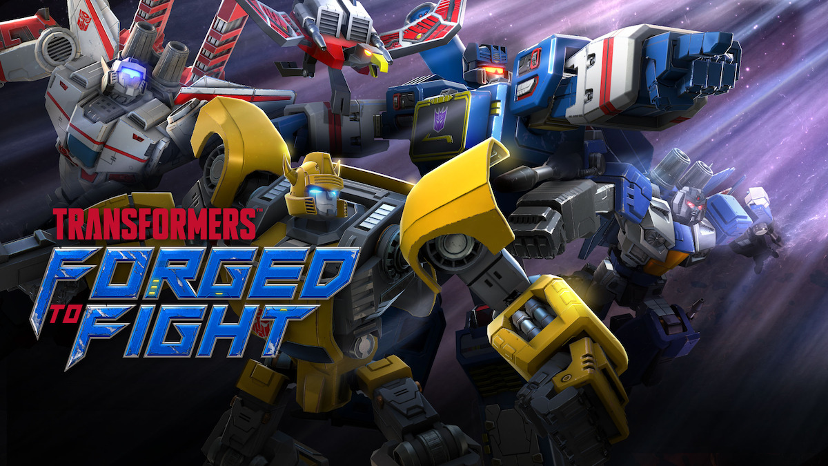 TRANSFORMERS Forged to Fight key art.