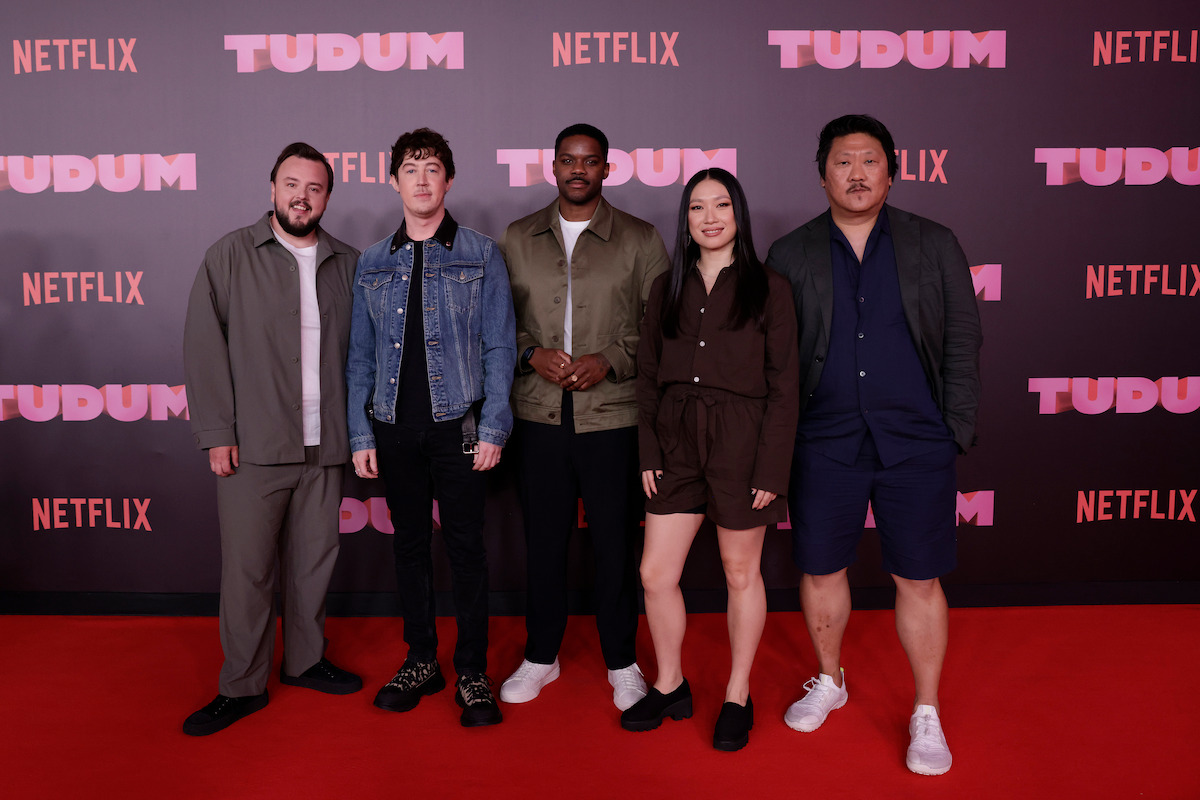 Corey, India, and Nicola on the Red Carpet at Netflix TUDUM