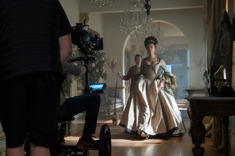 Sam Clemmett as Young Brimsley, India Amarteifio as Young Queen Charlotte