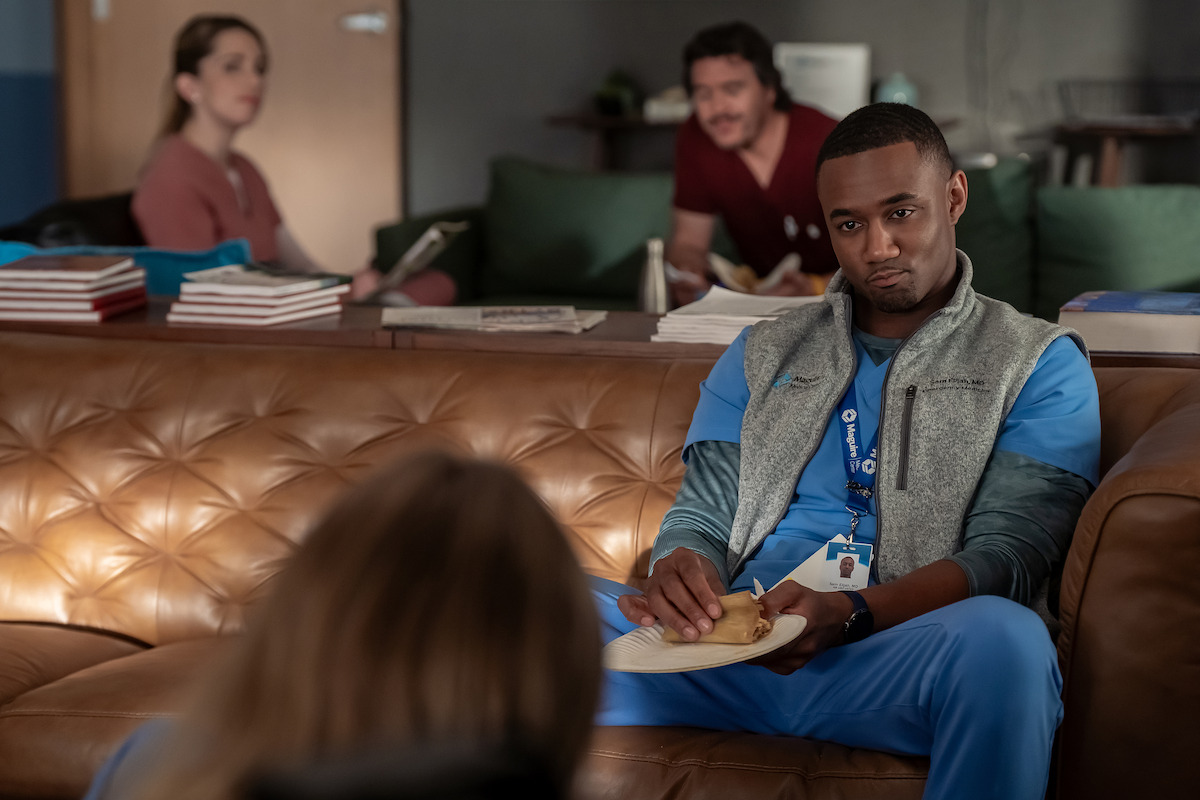 Jessie T. Usher as Sam Elijah in ‘Pulse.’