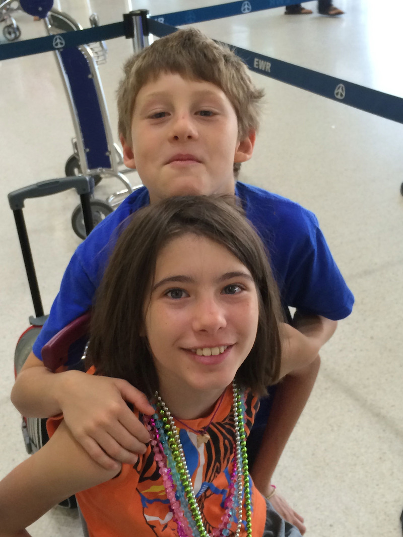 Undated photo of Amina and Belel.