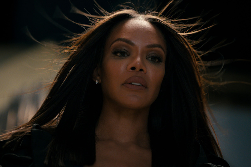 Crystle Stewart as Mallory in 'Beauty in Black'.