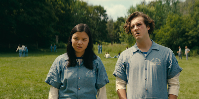 Sydney Topliffe as Abbie and John Daniel as Rory in 'Wayward.'