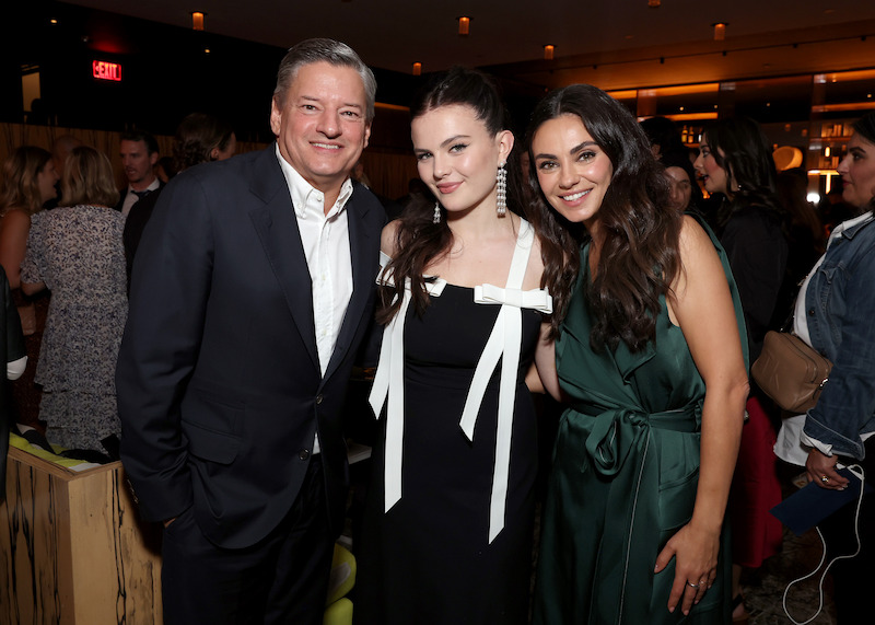 Ted Sarandos, Chiara Aurelia, Mila Kunis 