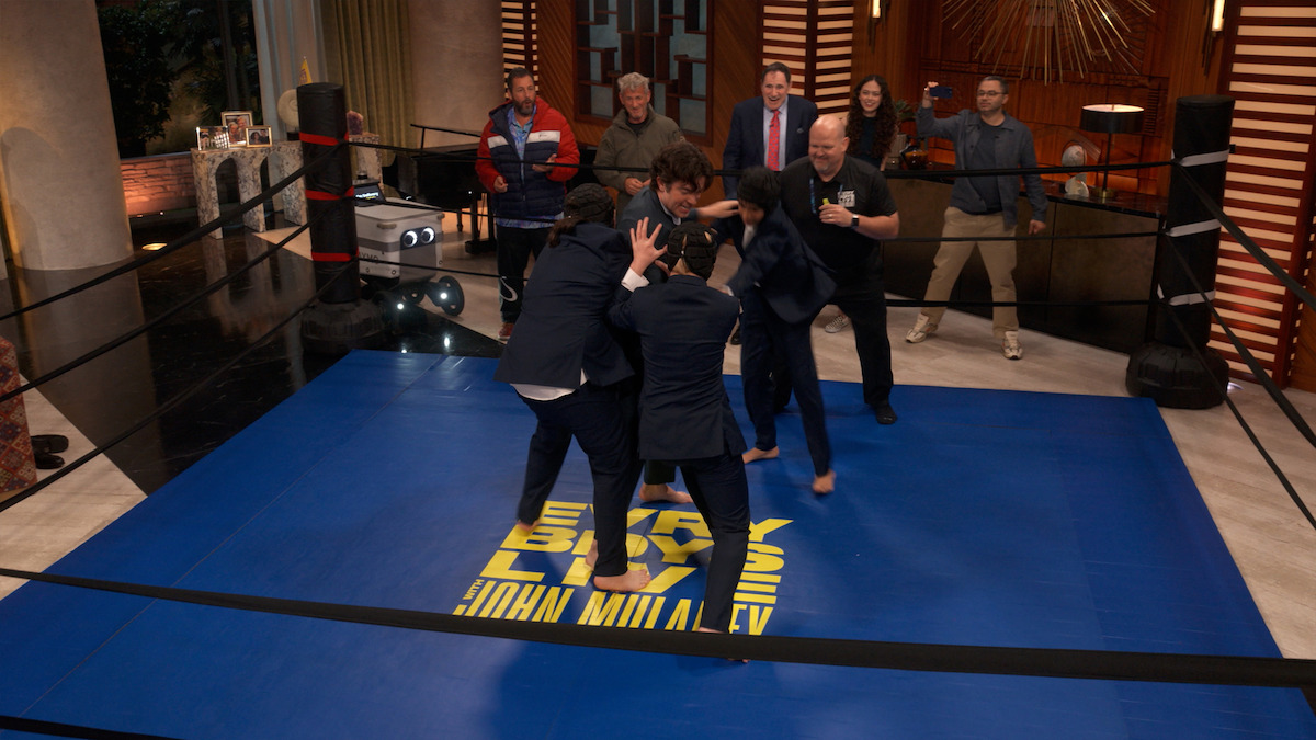 John Mulaney prepares to fight.