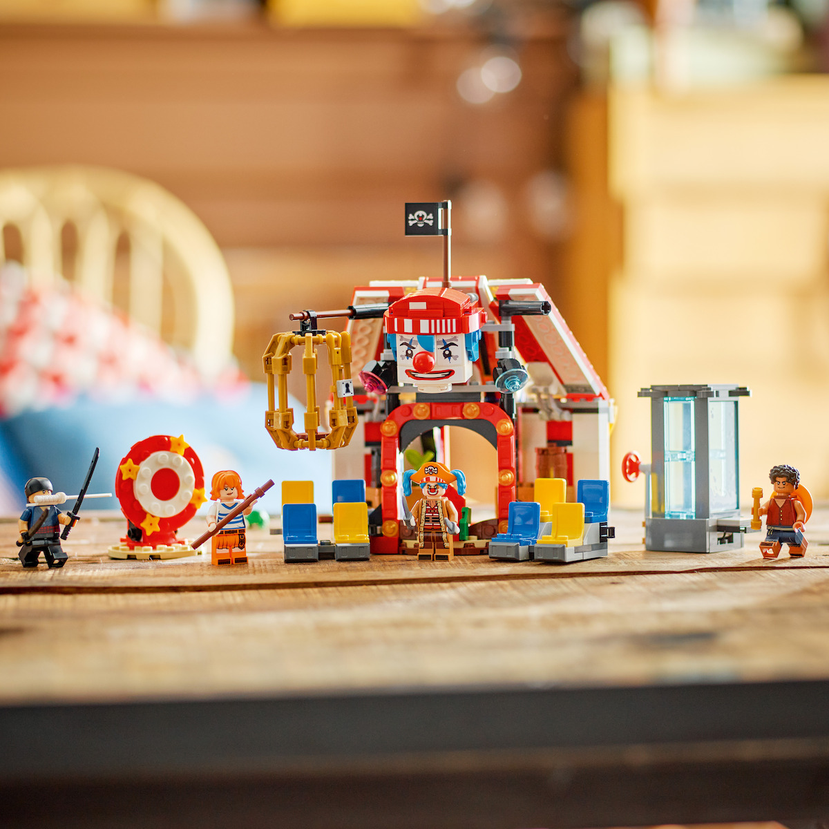 Buggy the Clown’s Circus Tent toy from the 'ONE PIECE' LEGO Collaboration