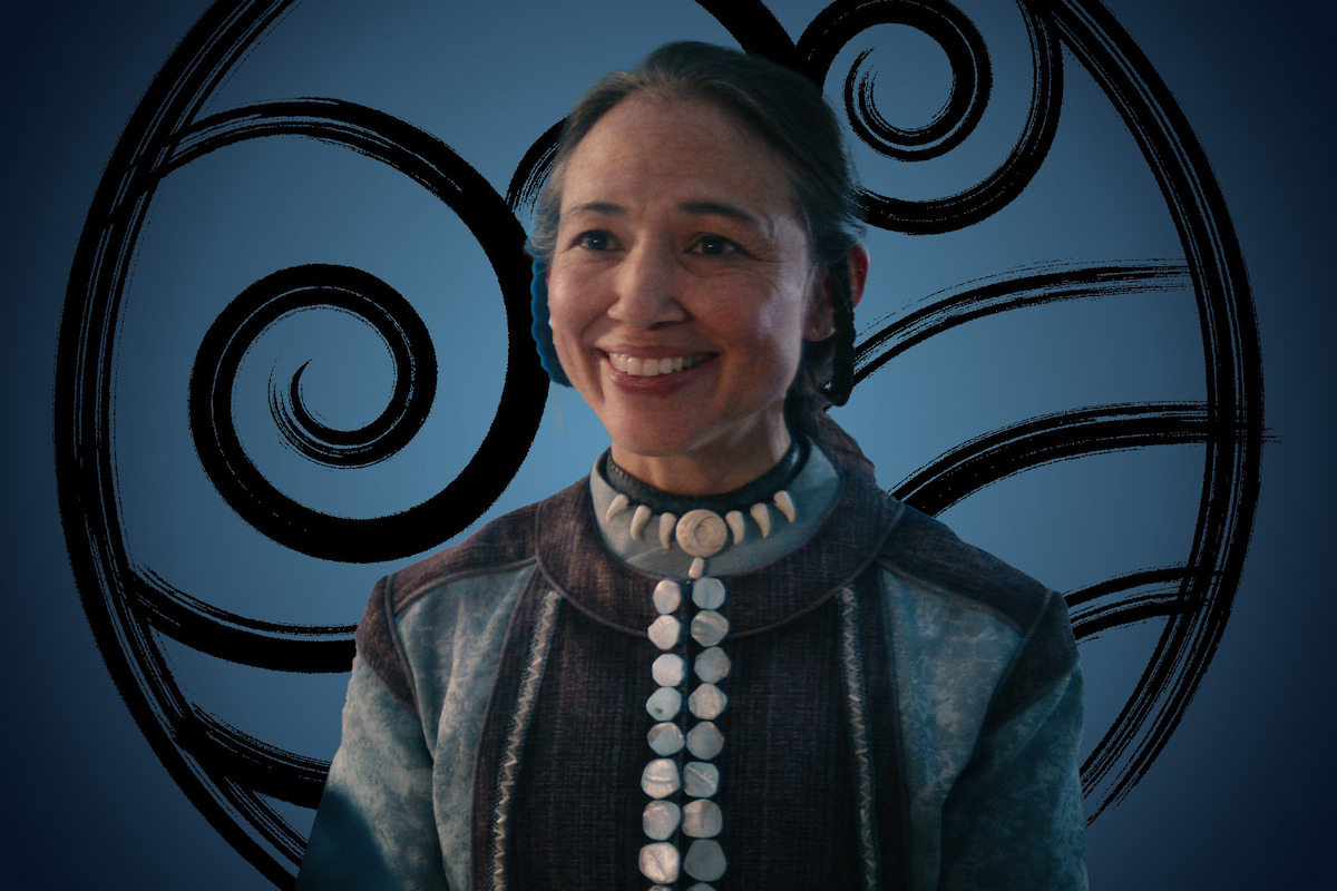 Irene Bedard as Yagoda smiles in season 1 of ‘Avatar: The Last Airbender’