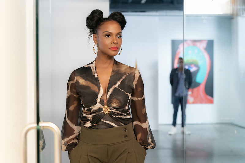 Tika Sumpter as Simone in 'Survival of the Thickest' Season 2.