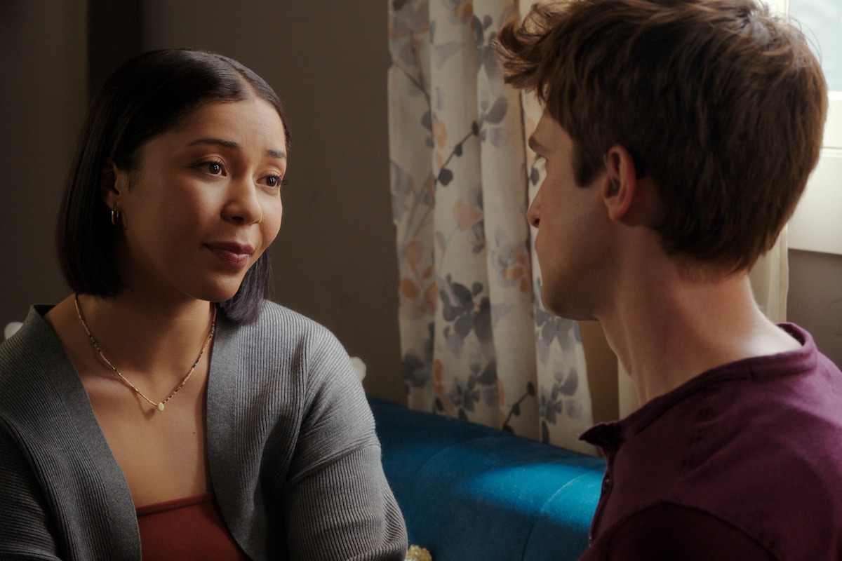 Zoë Soul as Haley and Johnny Link as Will in ‘My Life with the Walter Boys’ Season 2.