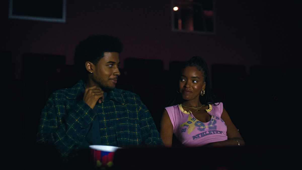Michael Cooper Jr. as Justin Edwards and Lovie Simone as Keisha Clark in ‘Forever’