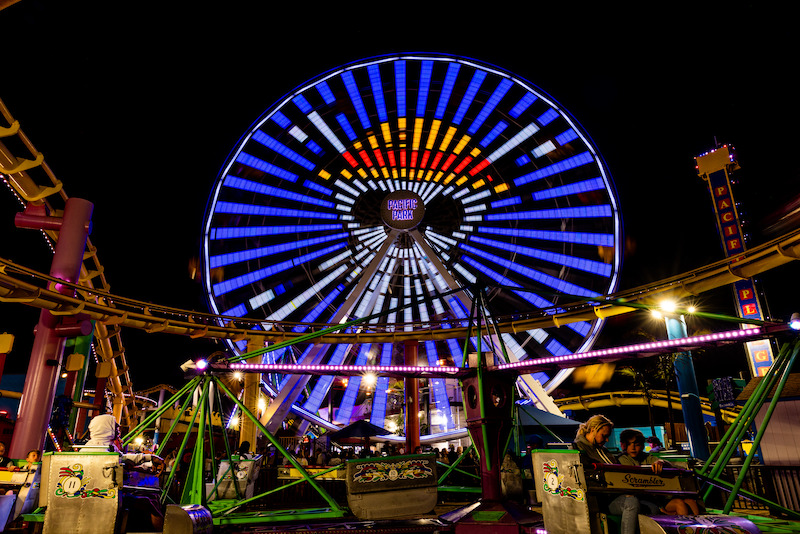 Fans attend Netflix global event for the celebration of One Piece at Santa Monica Pier in California. 