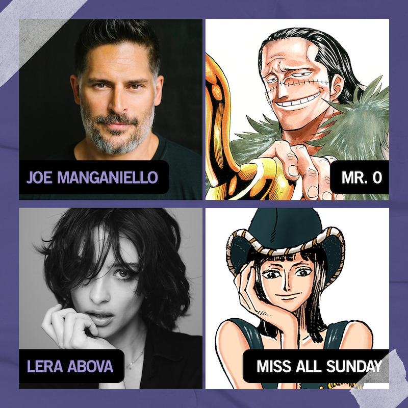 Joe Manganiello as Mr. 0 and Lera Abova as Miss All-Sunday.