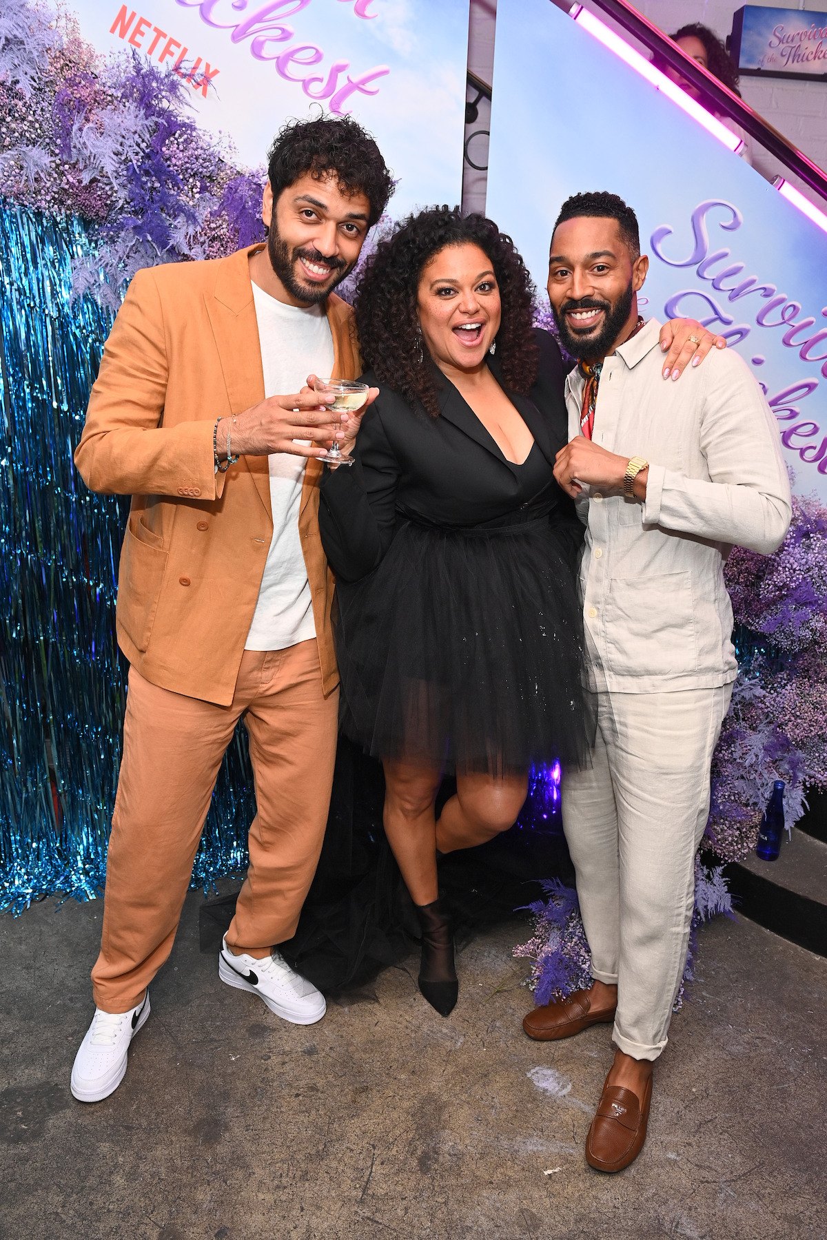 Michelle Buteau and 'Survival of the Thickest' Cast Hit Red Carpet