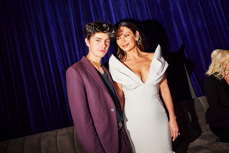 Dylan Douglas and mom, Zeta-Jones