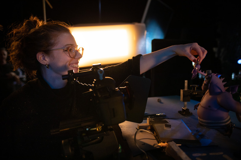 14 Peek behind the scenes at the filming of ‘Wendell & Wild.’