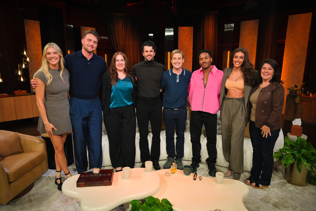 Tyler Henry, Harry Jowsey, and guests during Episode 4 of ‘Live From the Other Side’