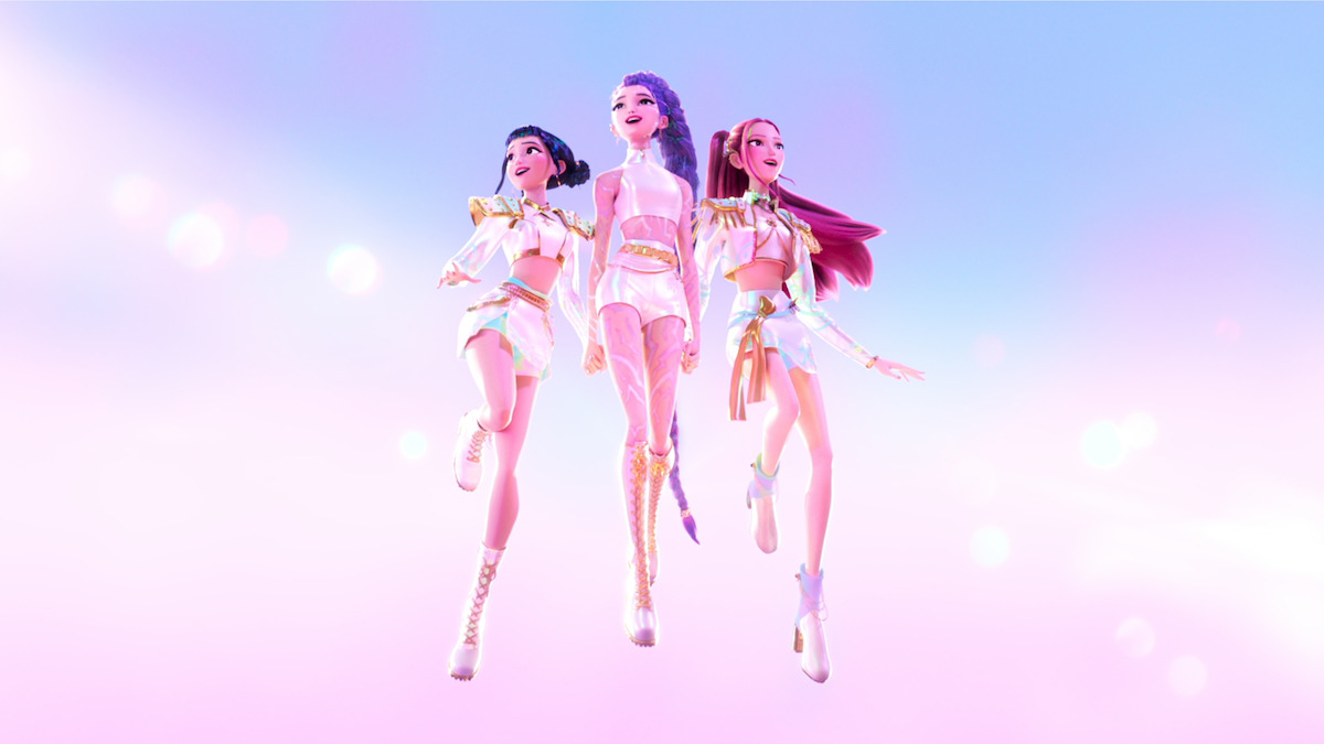 Zoey, Rumi y Mira en 'KPop Demon Hunters'